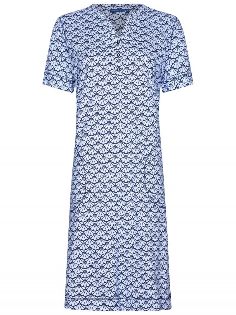 Pastunette Nachtkleed 100cm blauw 40 -