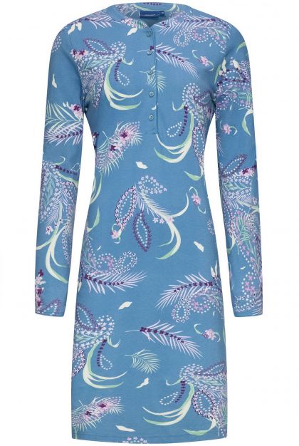 Pastunette Nachtkleed 105cm blauw 36 -