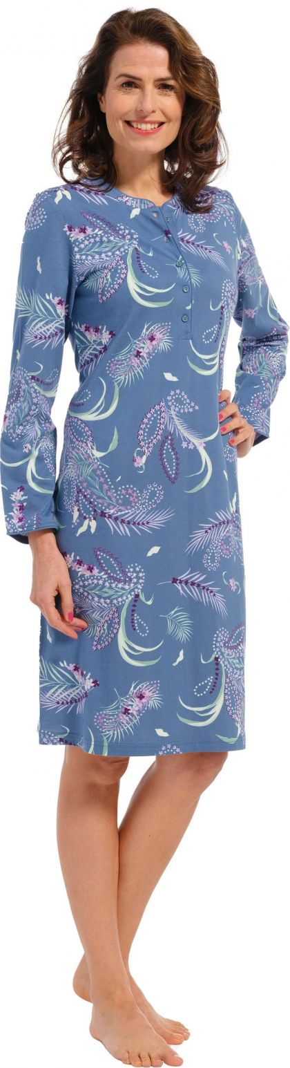Pastunette Nachtkleed 105cm blauw 36 -
