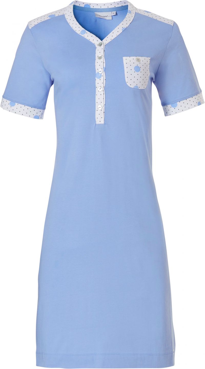 Pastunette Nachtkleed 95 cm blauw 46 -