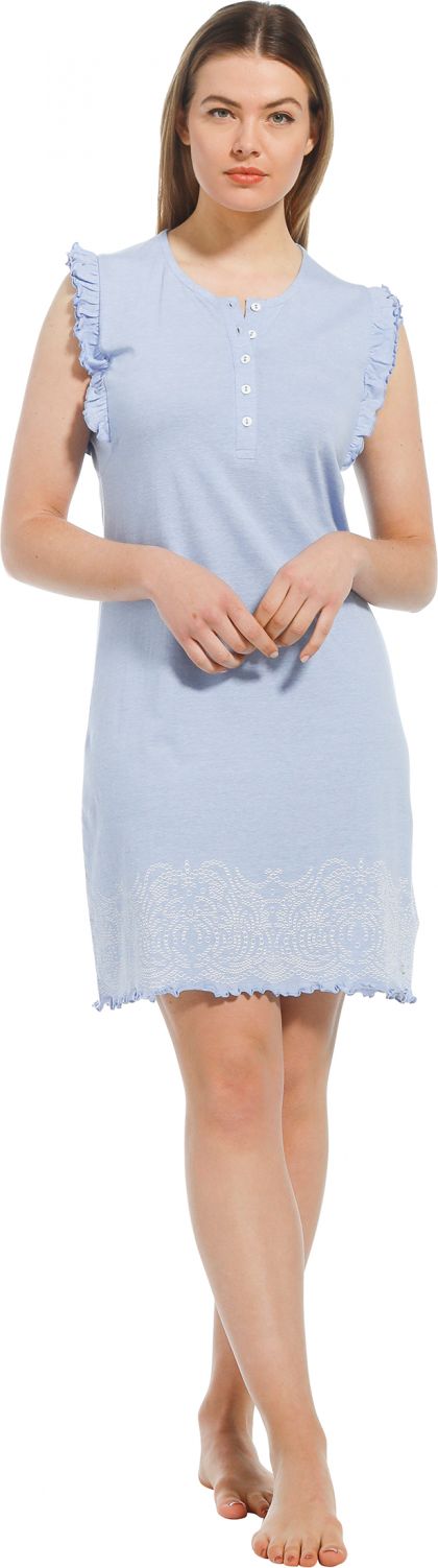 Pastunette Nachtkleed 95cm blauw 46 -