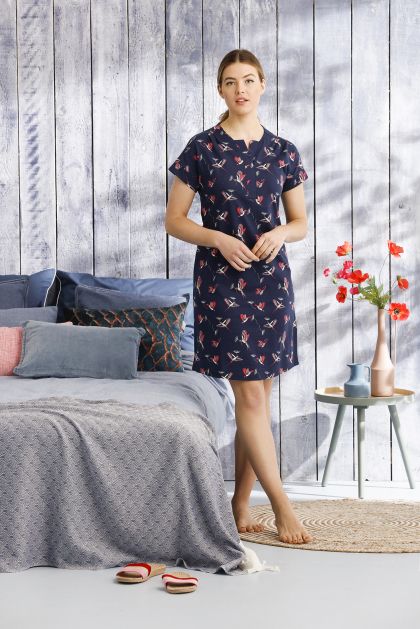 Pastunette Nachtkleed 95cm blauw 54 -