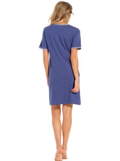 Pastunette Nachtkleed 95Cm blauw 42 -