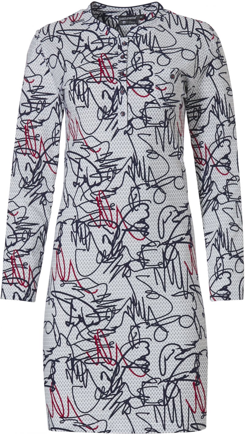 Pastunette Nachtkleed blauw 40 -