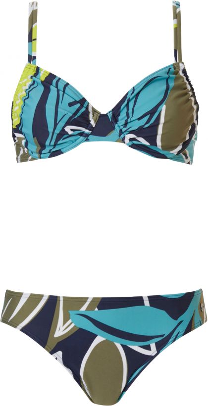 Pastunette Niet voorgevormde bikini met beugel groen 46 -