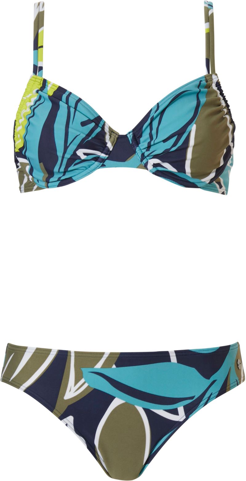 Pastunette Niet voorgevormde bikini met beugel groen 46 -