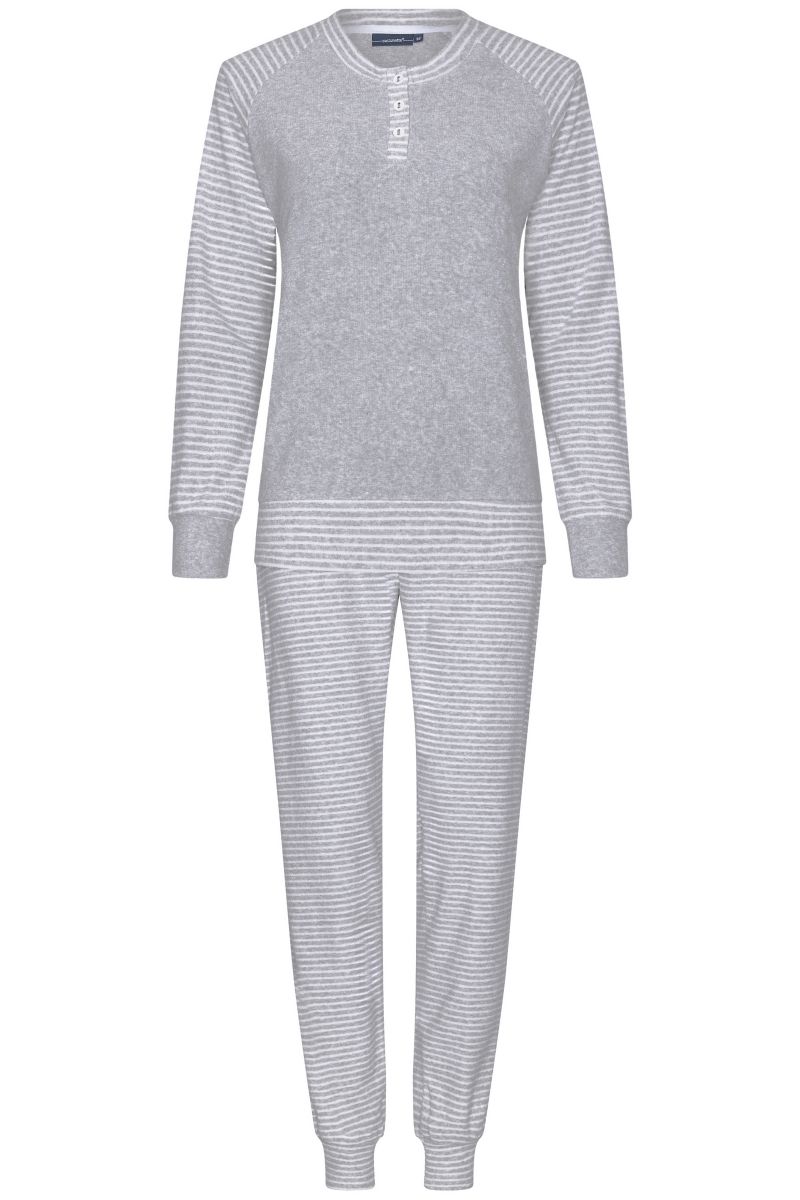 Pastunette Pyjama badstof grijs 36 -