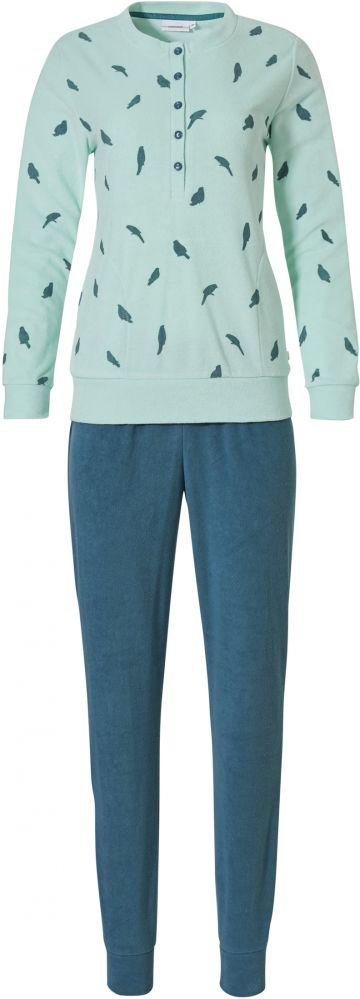 Pyjama badstof turquoise