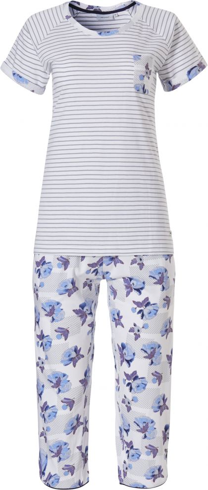 Pastunette Pyjama Capri blauw 36 -