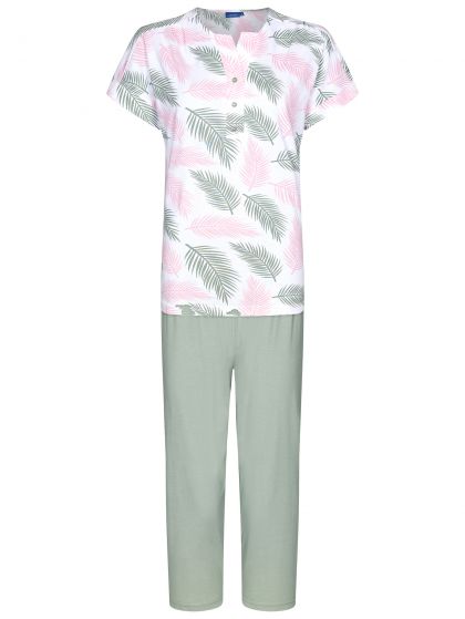 Pastunette Pyjama Capri broek groen 36 -