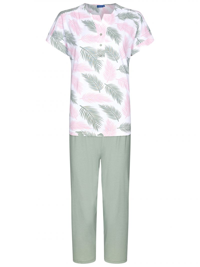 Pastunette Pyjama Capri broek groen 36 -
