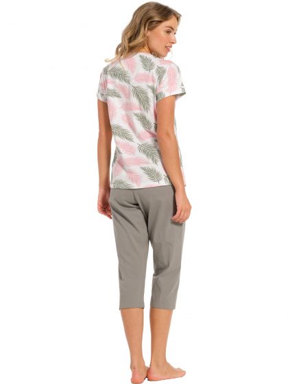 Pastunette Pyjama Capri broek groen 36 -