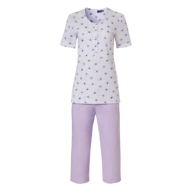 Pastunette Pyjama capri lila 54 -