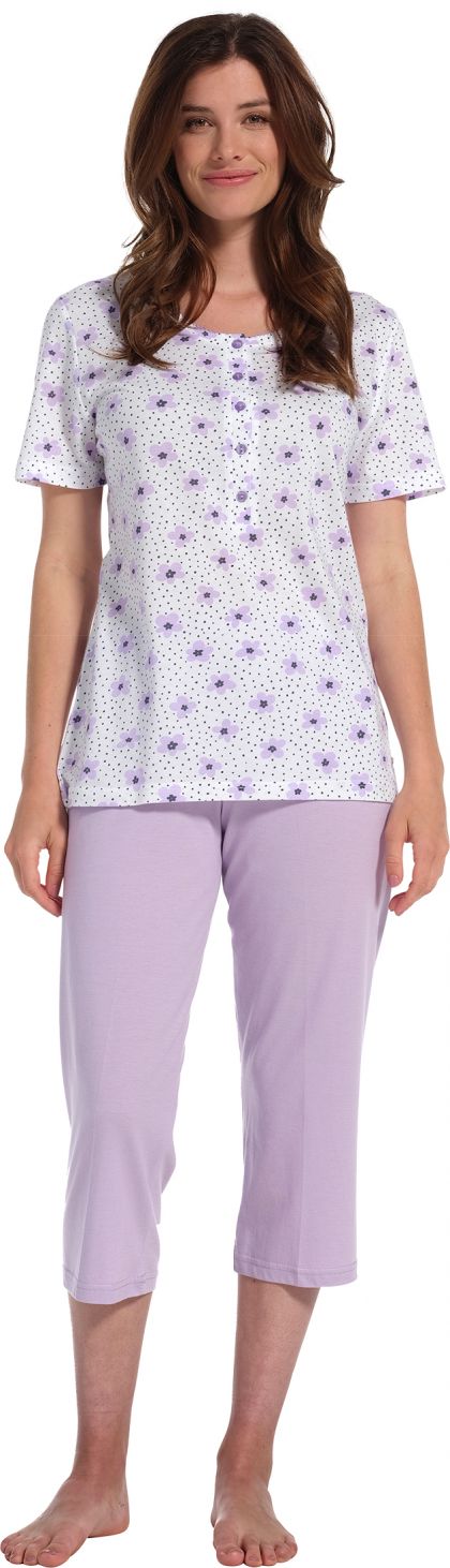Pastunette Pyjama capri lila 54 -
