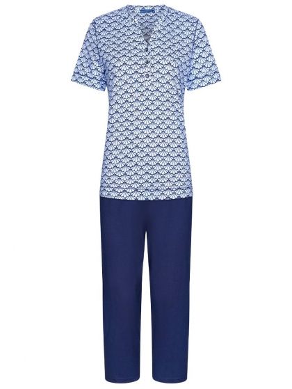 Pastunette Pyjama carpi broek blauw 42 -