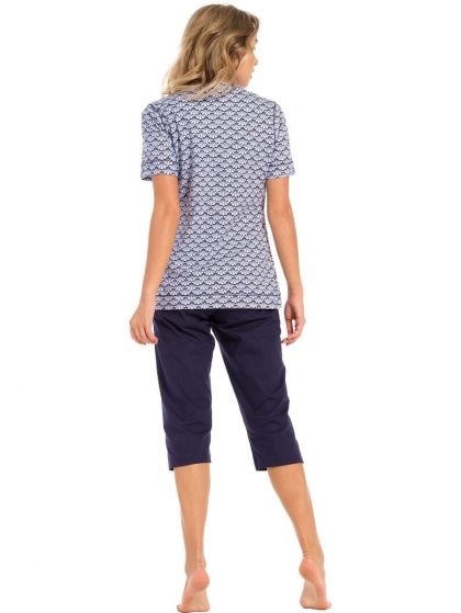 Pastunette Pyjama carpi broek blauw 42 -