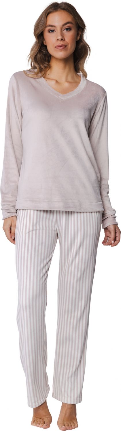 Pastunette Pyjama dunne fleece roos 36 -