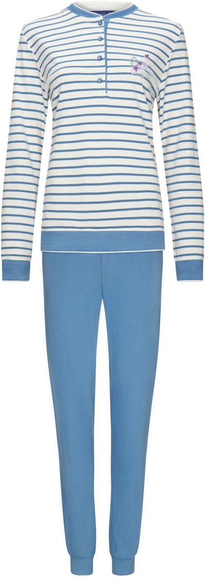 Pastunette Pyjama katoen interlock blauw 54 -