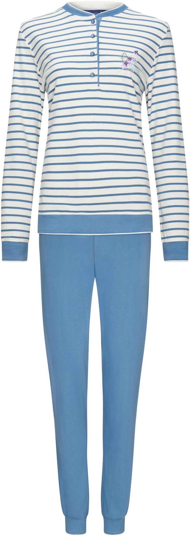 Pastunette Pyjama katoen interlock blauw 54 -