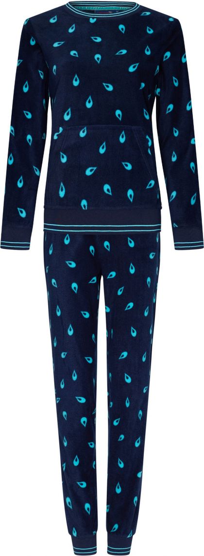 Pastunette Pyjama polar fleece blauw 36 -