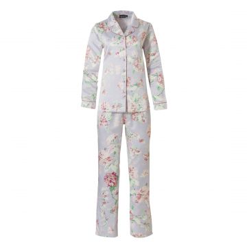 Pastunette Pyjama satijn grijs 48 -