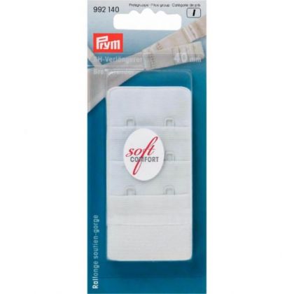 Prym BH verlengstuk 3x2 haken 40mm wit One Size -