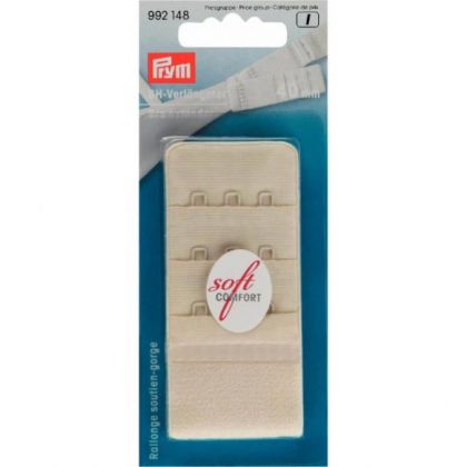 Prym BH verlengstuk 3x3 haken 40mm champagne One Size -