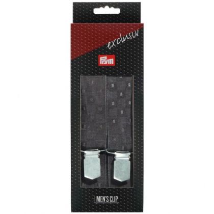 Prym Bretellen Exclufief Ruiten 120cm 35mm zwart U -