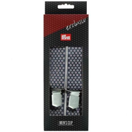 Prym Bretellen Exclufief Stippen 120cm 35mm blauw U -