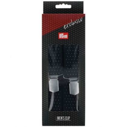 Prym Bretellen Exclufief Stippen 120cm 35mm blauw U -