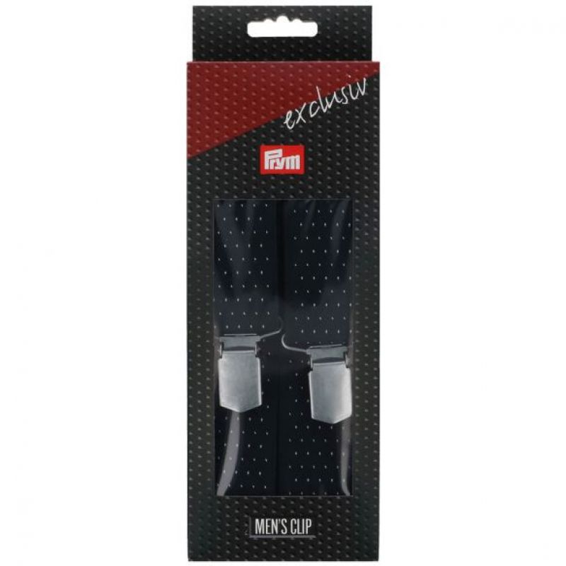 Prym Bretellen Exclufief Stippen 120cm 35mm blauw U -