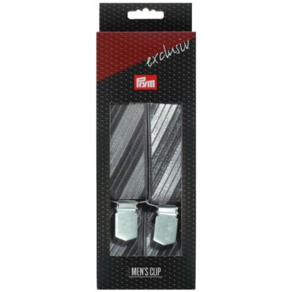 Prym Bretellen Exclufief Strepen 120cm 35mm zwart U -