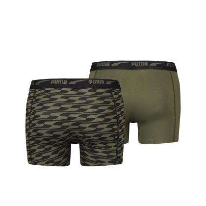 Puma MEN FORMSTRIP BOXER 2Pack groen S -
