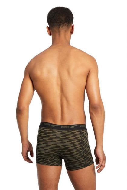 Puma MEN FORMSTRIP BOXER 2Pack groen S -