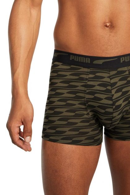Puma MEN FORMSTRIP BOXER 2Pack groen S -