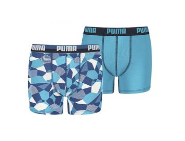Puma Shorts 2 Pack blauw 164 -