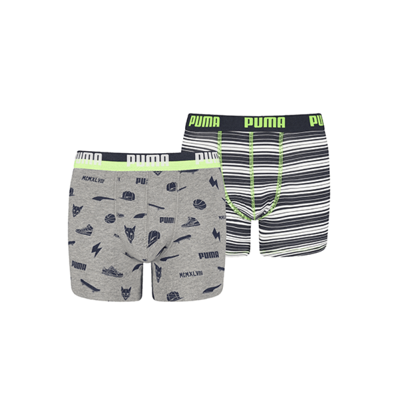 Puma Shorts 2 Pack grijs 164 -