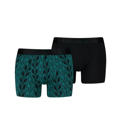Puma Shorts men boxer organic 2P groen L -