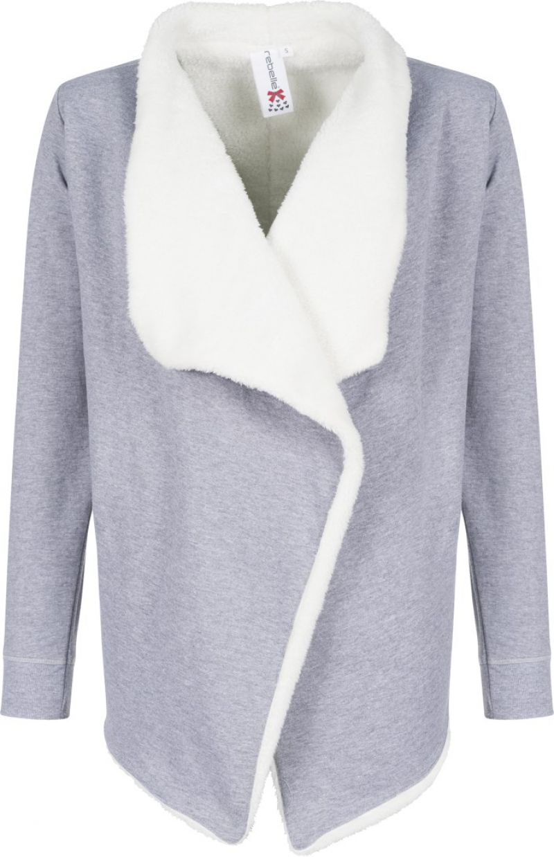 Rebelle Cardigan grijs S -