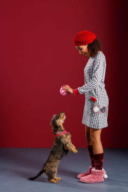 Rebelle Nachtkleed bordeaux 36 -