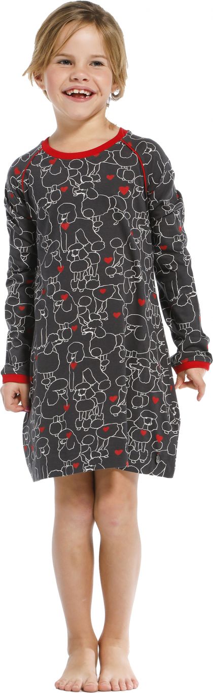 Rebelle Nachtkleed grijs 116 -