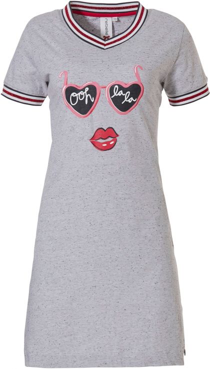 Rebelle Nachtkleed rood 104 -
