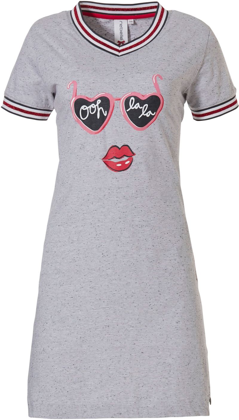 Rebelle Nachtkleed rood 104 -