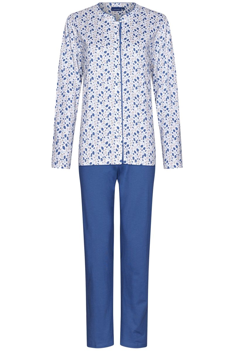 Rebelle Pyjama doorknoop blauw 46 -