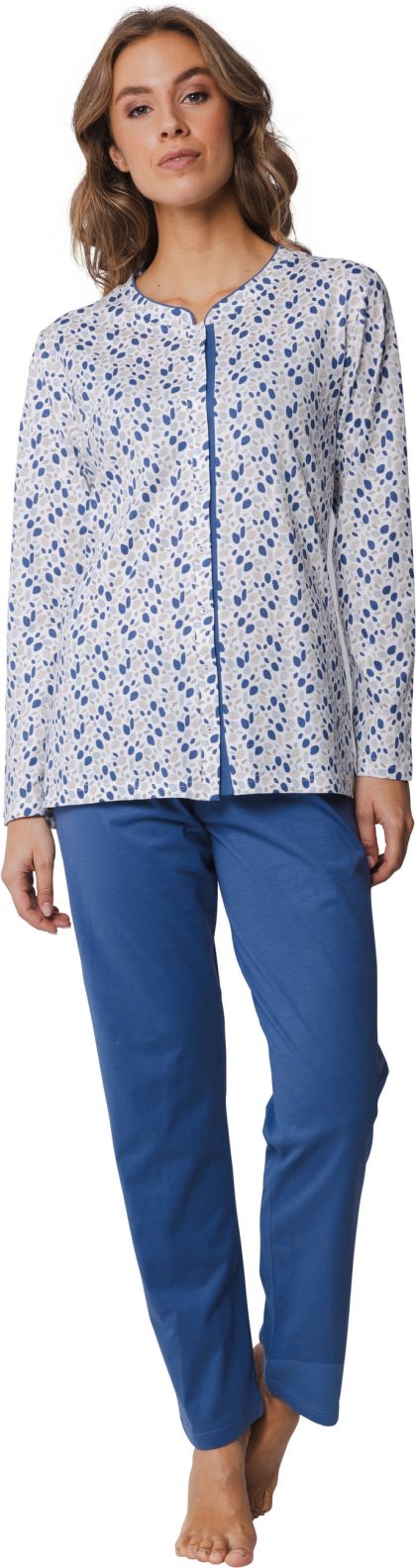 Rebelle Pyjama doorknoop blauw 46 -