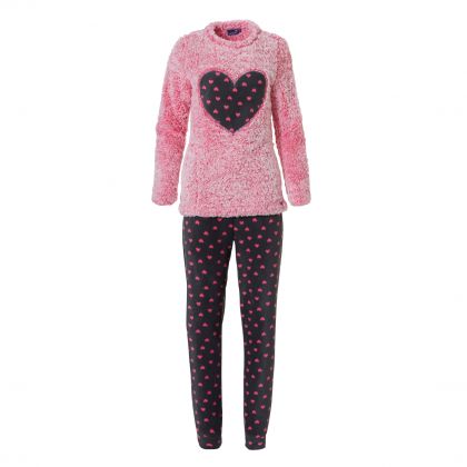 Rebelle Pyjama Heart embroidery roos 164 -
