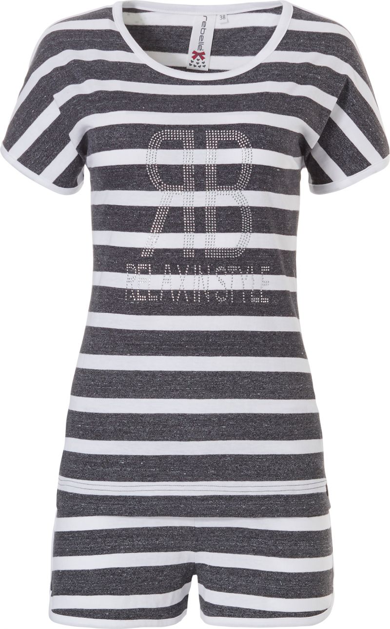 Rebelle Shortama zwart 42 -