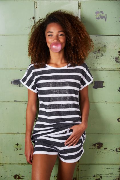 Rebelle Shortama zwart 42 -