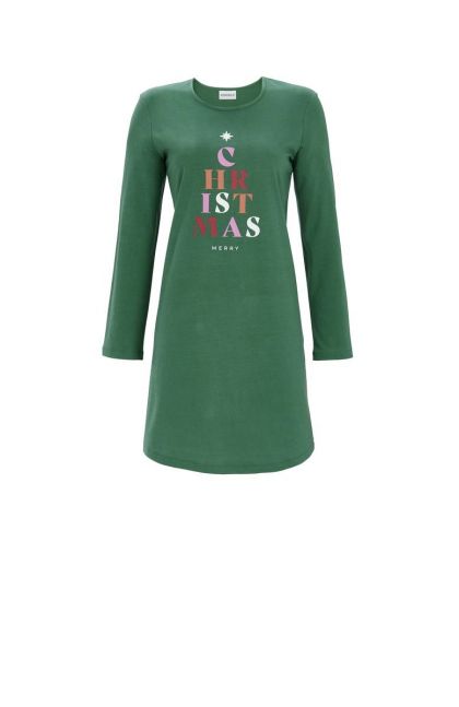 Ringella Nachtkleed 100% katoen groen 36 -