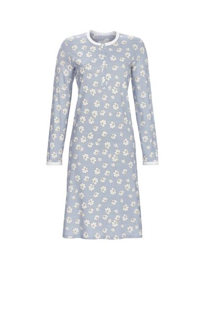 Ringella Nachtkleed 100% katoen interlock blauw 44 -